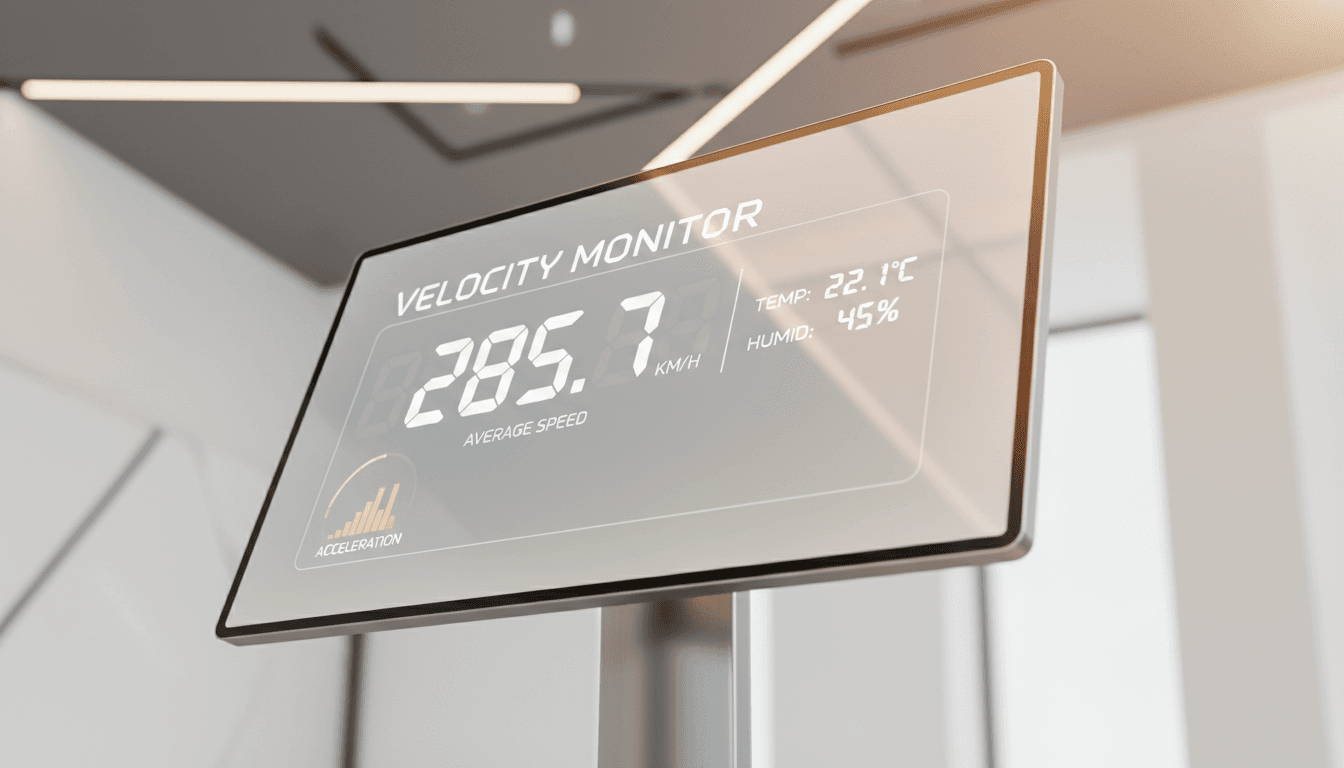 Real-time detection results displayed
